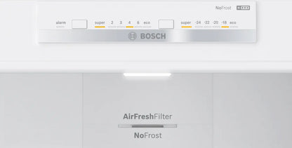 Bosch Series 4 Free Standing Bottom Refrigerator, 480L, Stainless Steel – KGN55VLE0M
