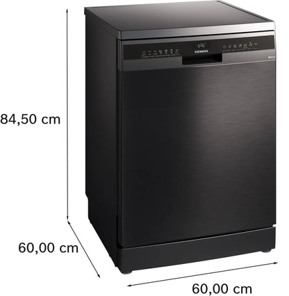 Siemens iQ300 Home Connect Dishwasher, 14 Place setting, Black Inox, SN23HC65MM