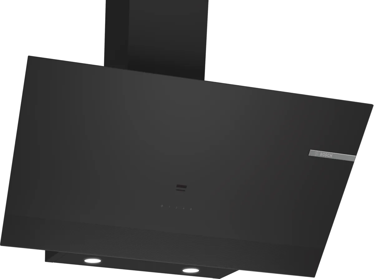 BOSCH SERIES  6 WALL-MOUNTED COOKER HOOD 90 CM, BLACK GLASS PRINTED, DWK97PJ60M
