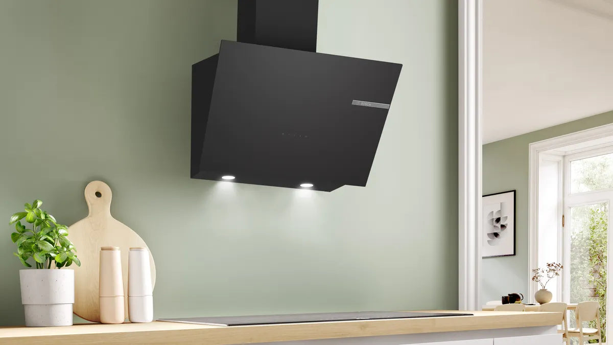 BOSCH SERIES 4 WALL-MOUNTED COOKER HOOD 60 CM, Black, DWK66PJ60M