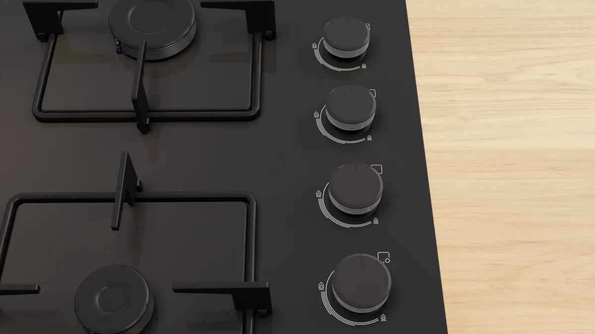 BOSCH POP6C6P30M SERIES 4 GAS HOB 60 CM BLACK