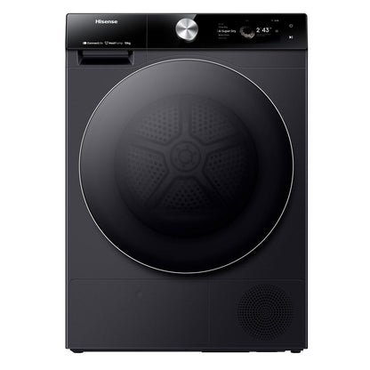 Hisense 10 kg, Smart Connect 7S Series Dryer, DH7S107BB, 1 year warranty