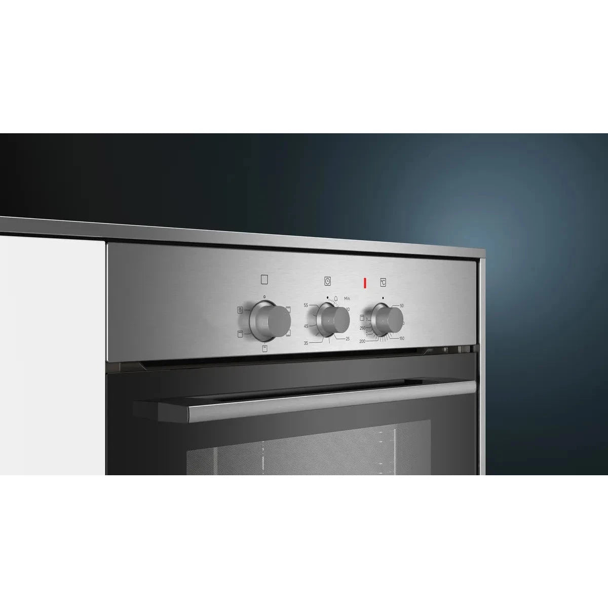 Siemens iQ100 Built-in Oven 60 x 60 cm, 4 cooking modes, Stainless steel, HB011FBR1M