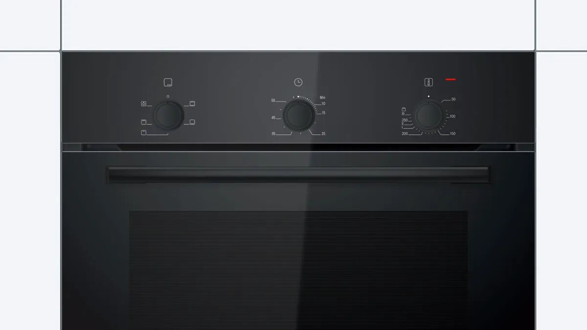 BOSCH SERIES 2 BUILT-IN OVEN 60 X 60 CM, BLACK, HBF011BA1M