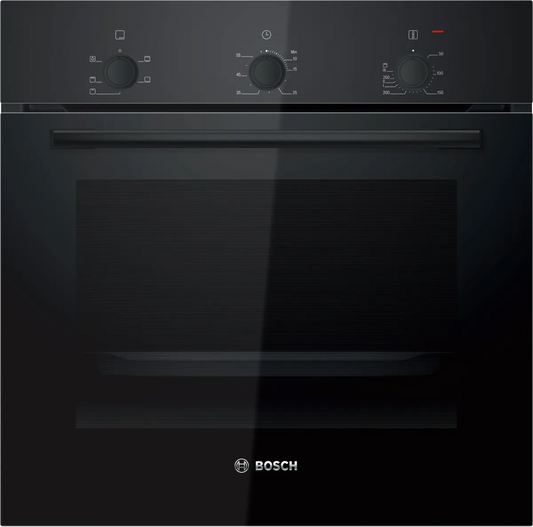 BOSCH SERIES 2 BUILT-IN OVEN 60 X 60 CM, BLACK, HBF011BA1M