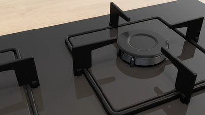 BOSCH POP6C6P30M SERIES 4 GAS HOB 60 CM BLACK