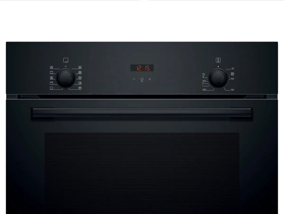 BOSCH SERIES 2 BUILT-IN OVEN 60 CM, Black, HBF512BB1M