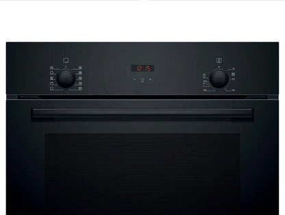 BOSCH SERIES 2 BUILT-IN OVEN 60 CM, Black, HBF512BB1M