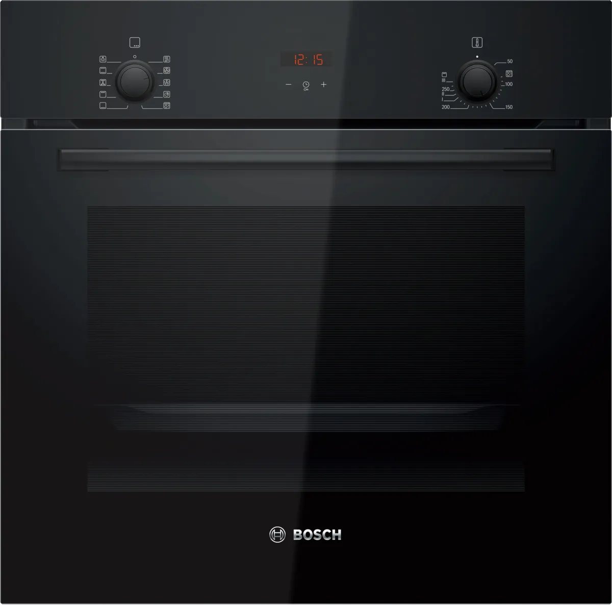 BOSCH SERIES 2 BUILT-IN OVEN 60 CM, Black, HBF512BB1M