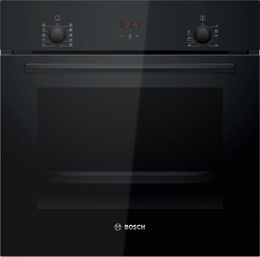 BOSCH SERIES 2 BUILT-IN OVEN 60 CM, Black, HBF512BB1M