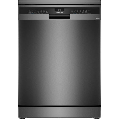 Siemens iQ300 14 Place Settings Freestanding Dishwasher, 60 cm, Wi-Fi, Black Inox, SN23HC25MM