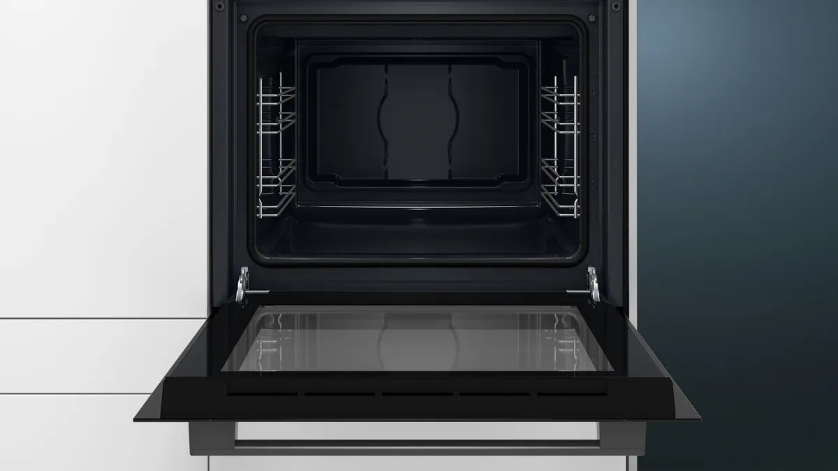 BOSCH SERIES 2 BUILT-IN OVEN 60 X 60 CM, BLACK, HBF011BA1M