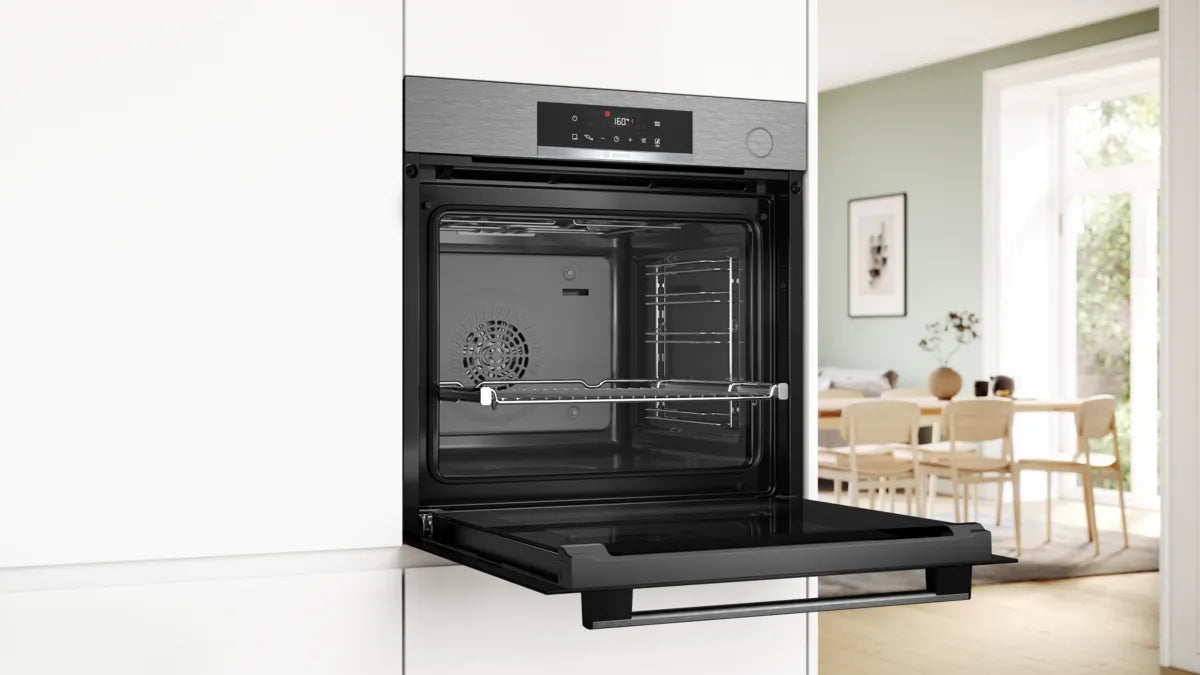 BOSCH SERIES 4 BUILT-IN OVEN 60 CM, STAINLESS STEEL, HRG532ES3M