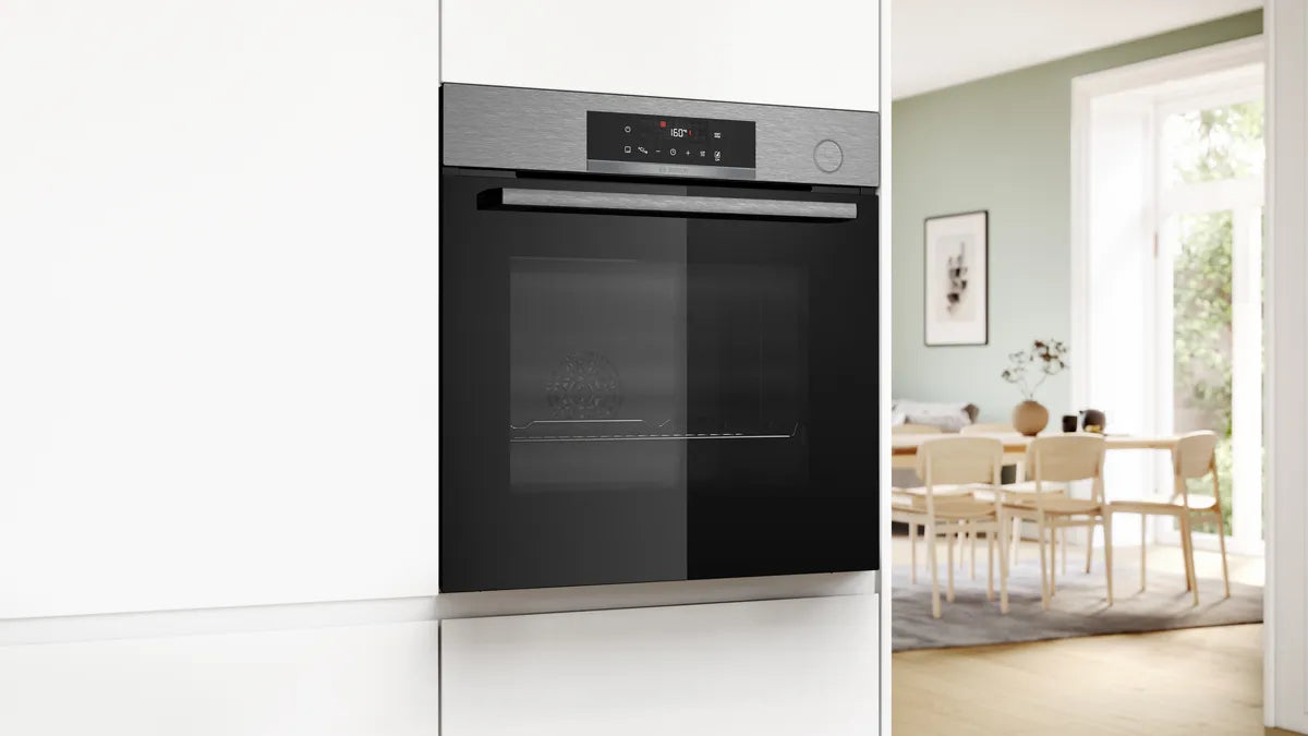 BOSCH SERIES 4 BUILT-IN OVEN 60 CM, STAINLESS STEEL, HRG532ES3M