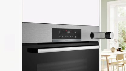 BOSCH SERIES 4 BUILT-IN OVEN 60 CM, STAINLESS STEEL, HRG532ES3M