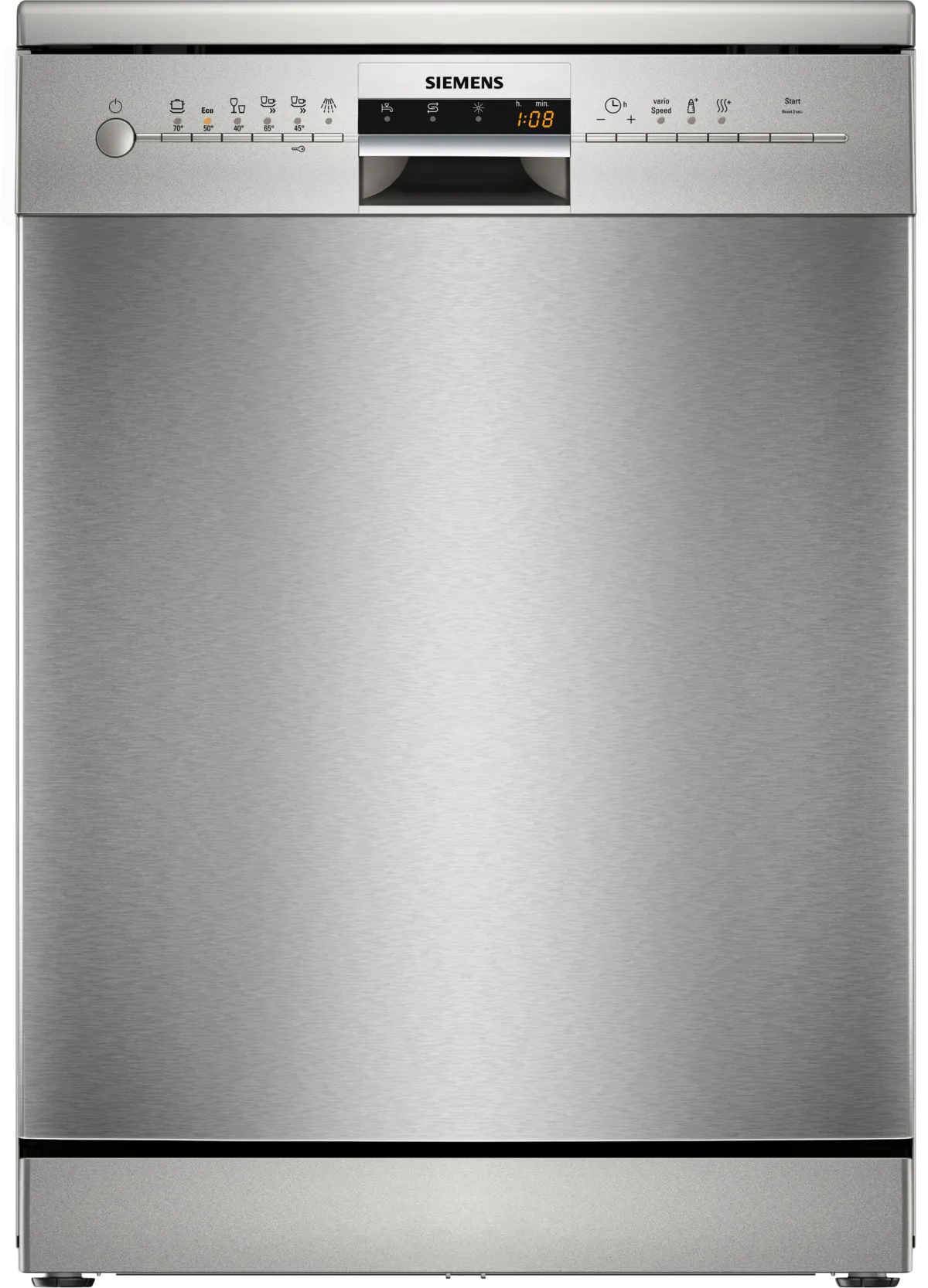 Siemens iQ100 Free Standing Dishwasher, 12 place setting, Silver, SN216I00AM