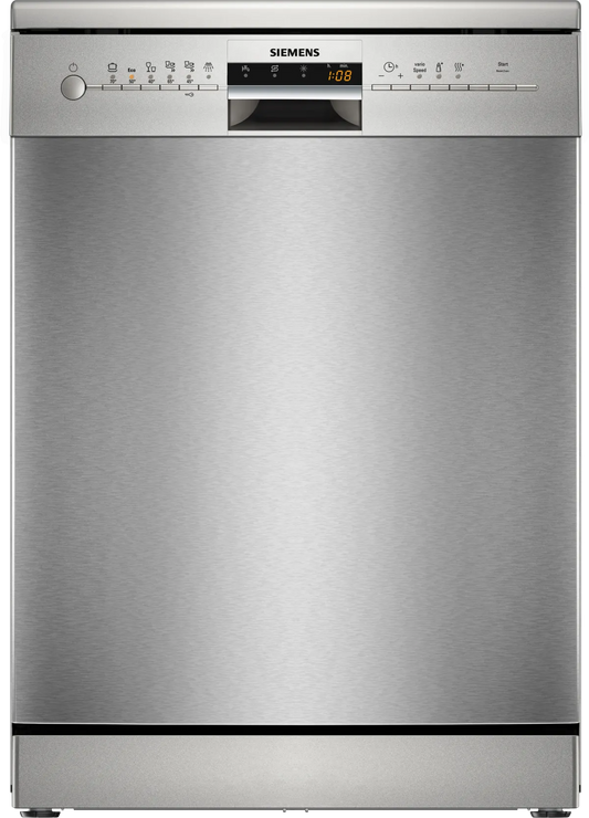 Siemens iQ100 Free Standing Dishwasher, 12 place setting, Silver, SN216I00AM