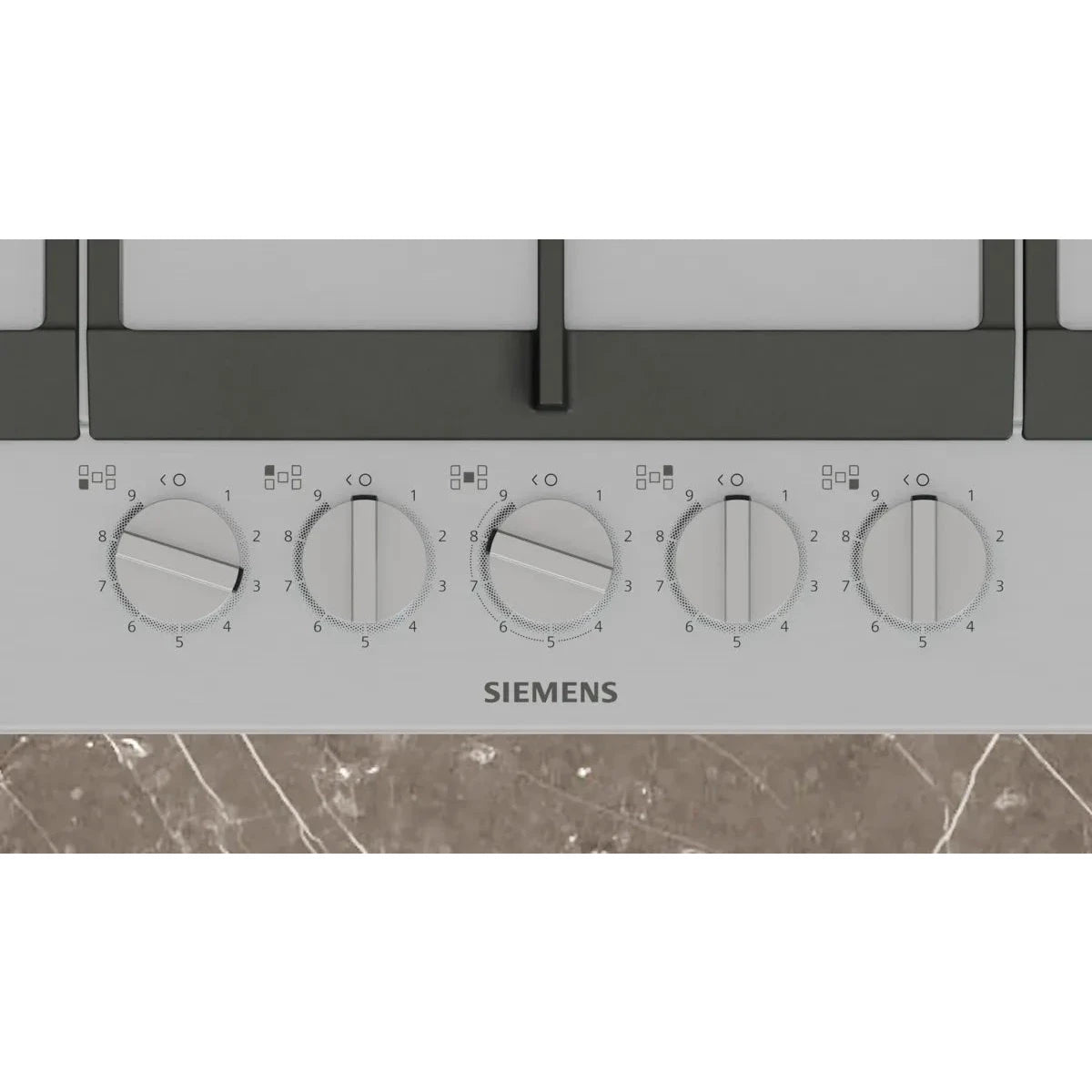 Siemens iQ500 5 Burners Built-in Gas Hob 90cm, Stainless steel, EC9A5RI90M
