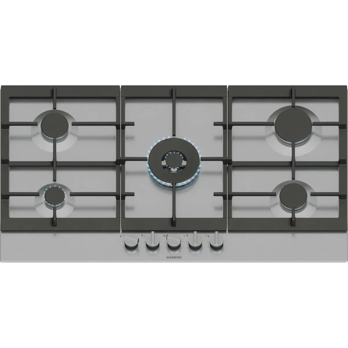 Siemens iQ500 5 Burners Built-in Gas Hob 90cm, Stainless steel, EC9A5RI90M