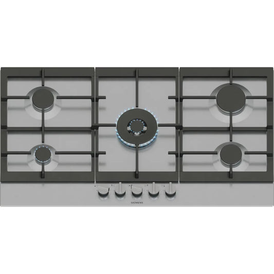 Siemens iQ500 5 Burners Built-in Gas Hob 90cm, Stainless steel, EC9A5RI90M