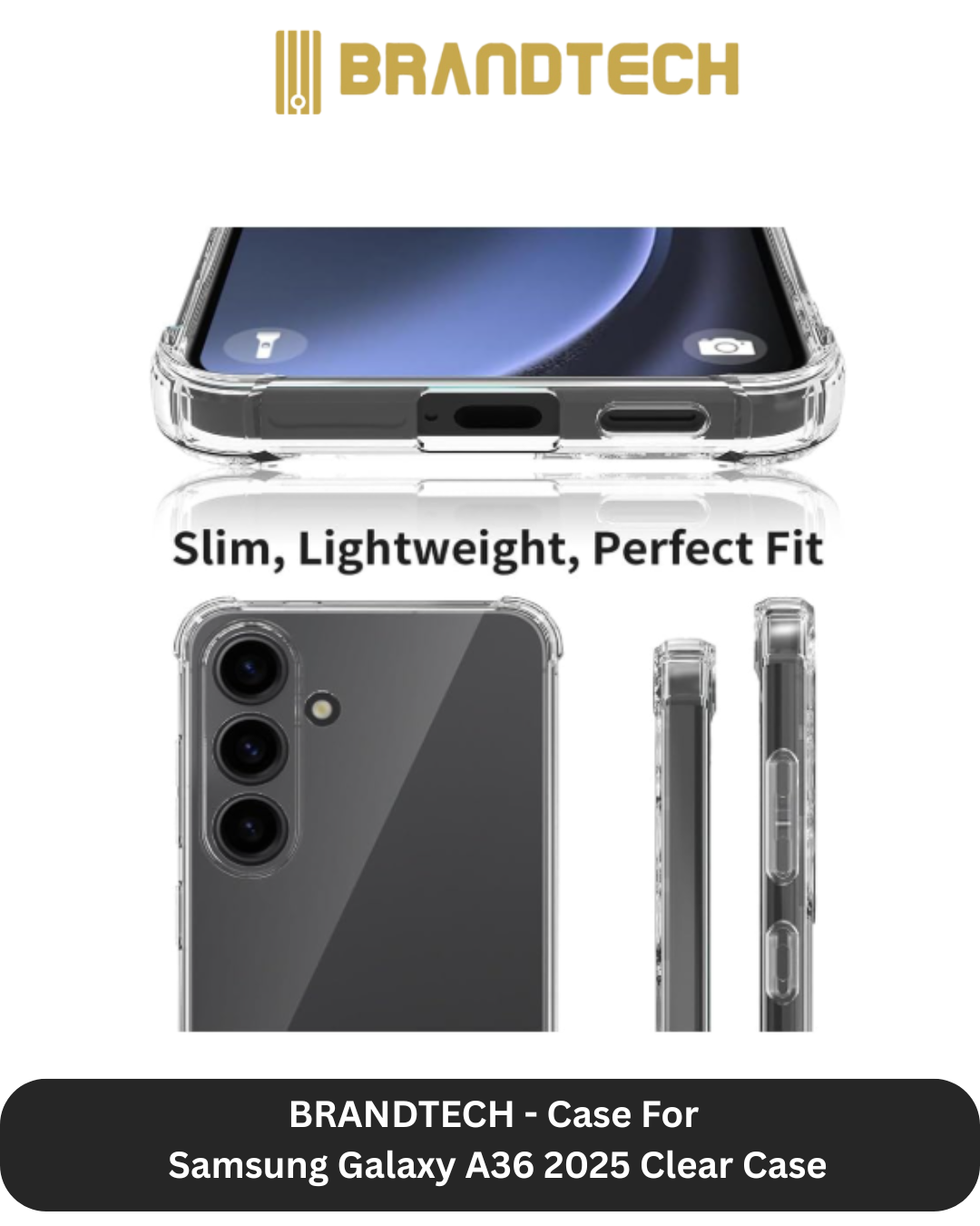 Brandtech Samsung Galaxy A36 Cover + Screen Protector