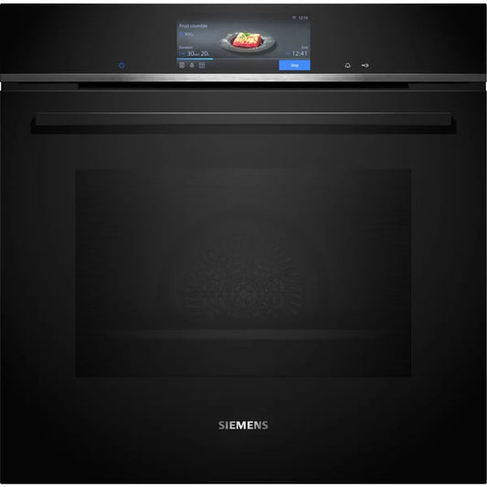 Siemens iQ700 Built-in Oven 60 x 60 cm, Black, Wi-Fi, HB778GNB1M