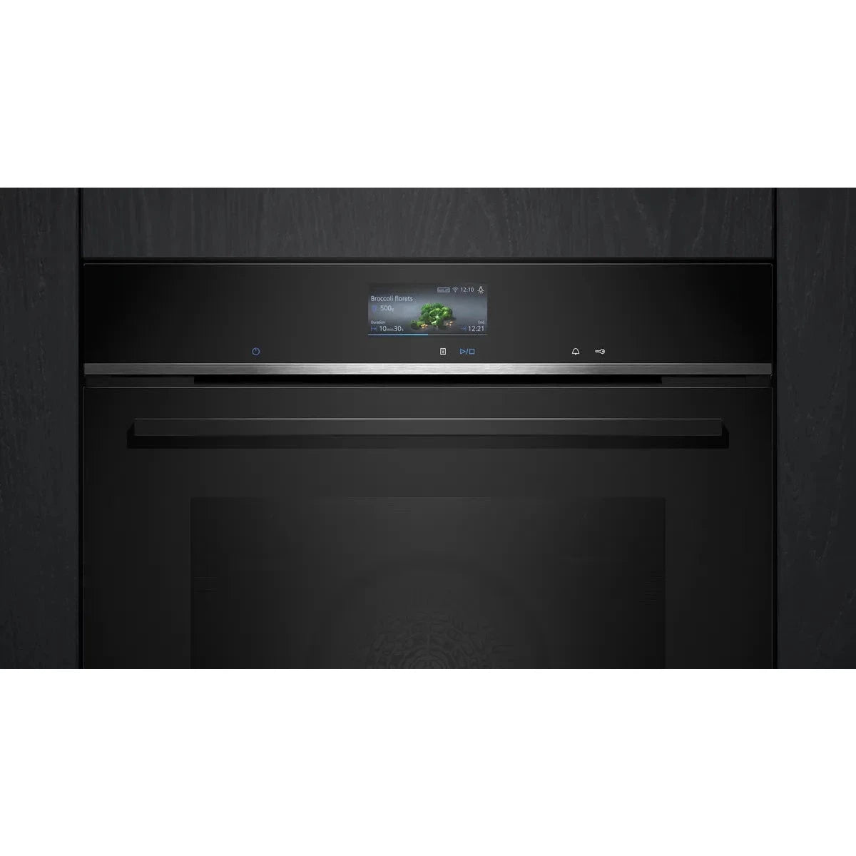 Siemens iQ700 Built-in Oven 60 x 60 cm, Black, Wi-Fi, HB776GKB1M