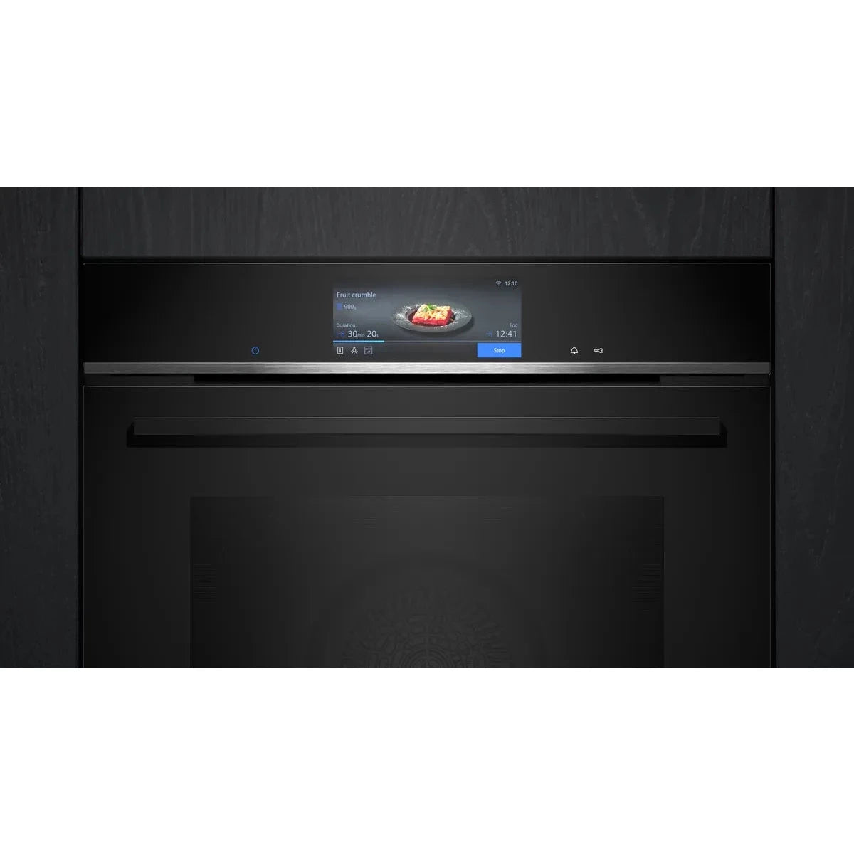 Siemens iQ700 Built-in Oven 60 x 60 cm, Black, Wi-Fi, HB778GNB1M