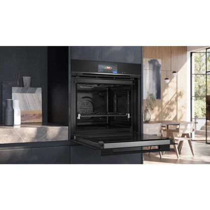 Siemens iQ700 Built-in Oven 60 x 60 cm, Black, Wi-Fi, HB778GNB1M