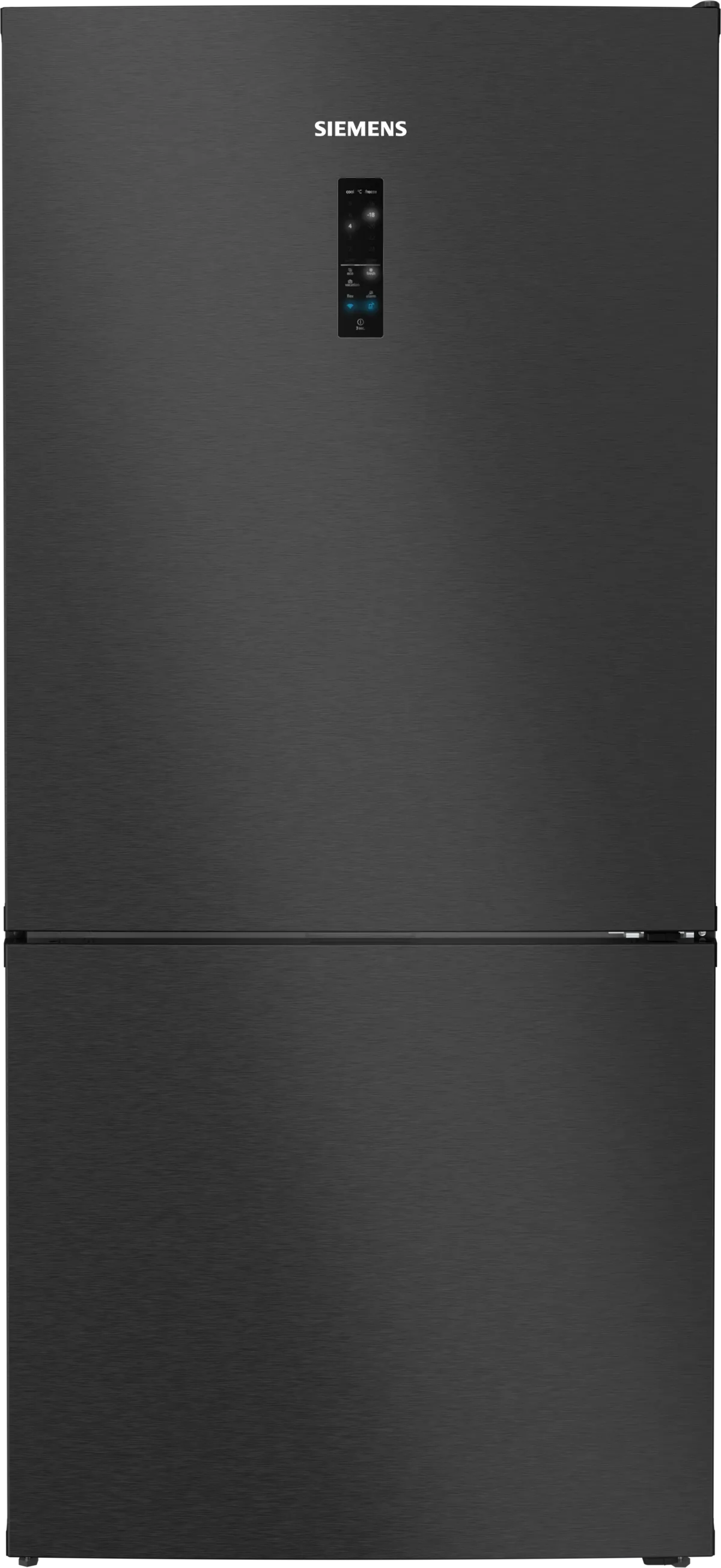 Siemens iQ700 Home connect Bottom Freezer Refrigerator, 682L, Brushed Black, KG86PAXB0M