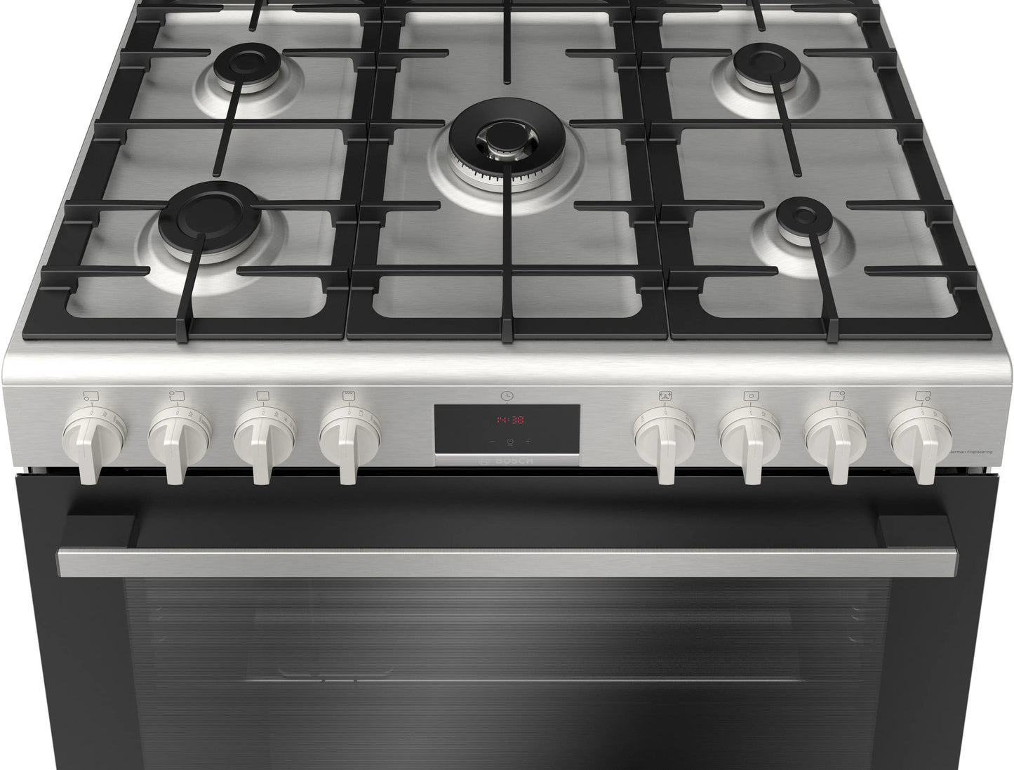 BOSCH HGP3ISW50M Series 6, 5 Burner, 90 cm Full Gas Cooker