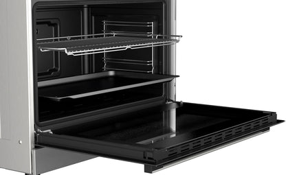 BOSCH Series 2 90cm Full Gas Cooker with Oven, HGV1E8Y50M, Stainless steel