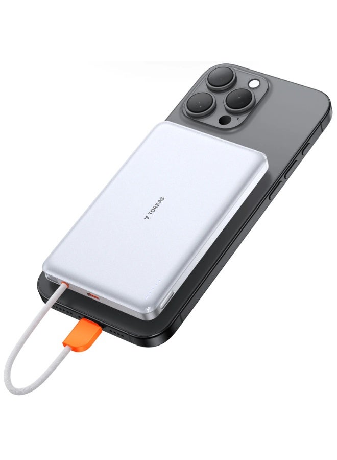 TORRAS PebbleLink 10000mAh Power Bank - White