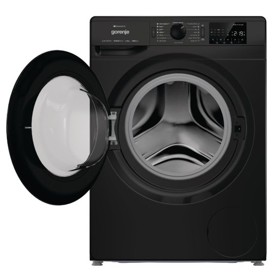 GORENJE Front Load Washing machine, 8 KG, Black, WPNEI84A1SWB