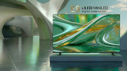 Hisense 85" E8S ULED MiniLED Smart TV, 4K, Native 144Hz, Dolby Vision IQ, Devialet Audio, VIDAA