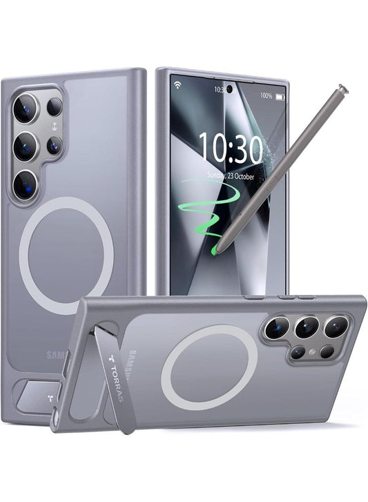 TORRAS UPRO Pstand Case for Samsung Galaxy S24 Ultra - Grey