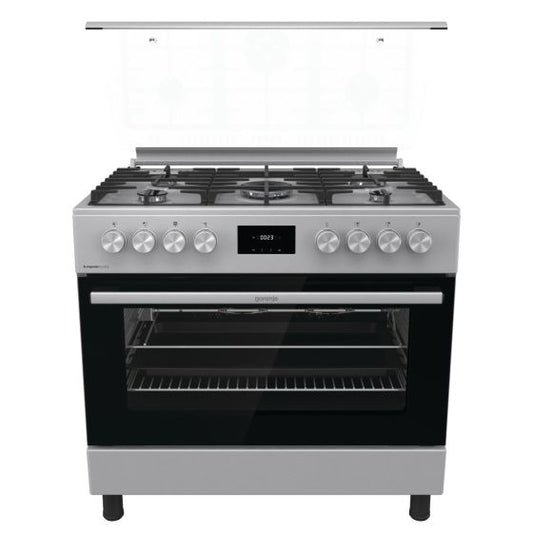 Gorenje Freestanding 5 Burner Combination Cooker with Electric Oven 90cm GK9C40X