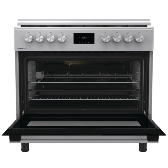Gorenje Freestanding 5 Burner Combination Cooker with Electric Oven 90cm GK9C40X