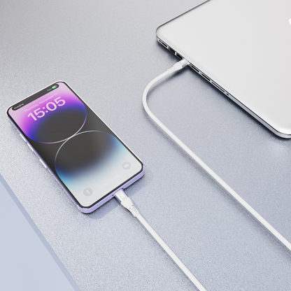 Infinyty Flexera Silicone Lightning Cable USB-C to Lightning, 60W, 1m, White