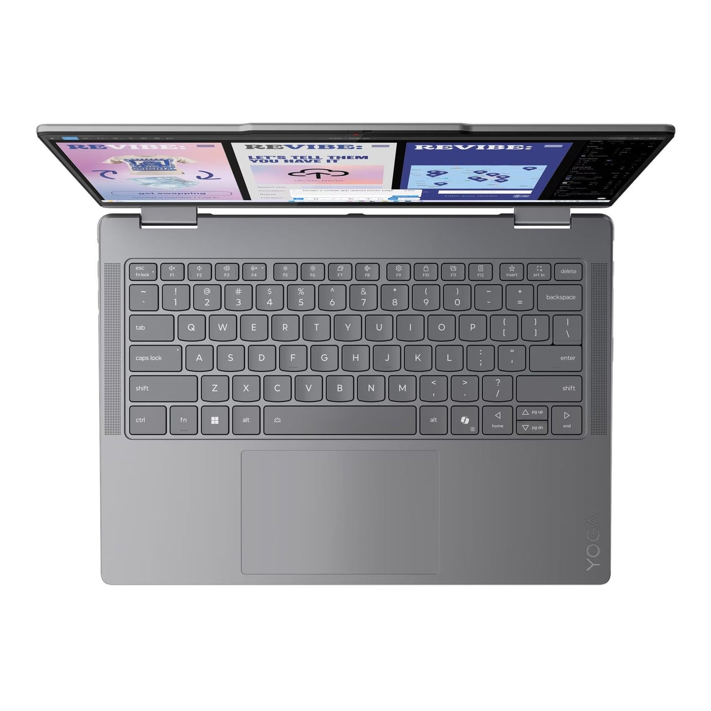 Lenovo Yoga 7 14ILL10 Intel Core Ultra 7-256V, 16GB RAM 512GB SSD Shared Intel,14inch WUXGA Windows 11 Home, 2 in 1 Convertible Laptop - Luna Grey, Yoga 7-83JQ00B0AX