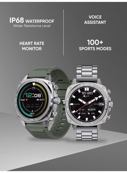 MYX Pro Strive MT68 Smartwatch – AMOLED Display, Bluetooth Calling & 100+ Sports Modes