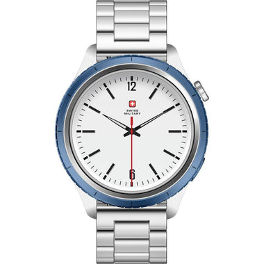 DOM 8 Smartwatch with Steel Strap – Blue