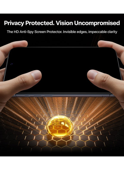 TORRAS Install Master Privacy Screen Protector for iPhone 17 Pro - Black