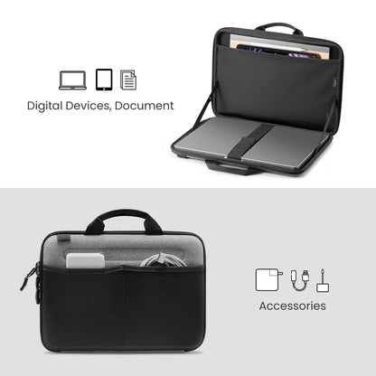 Tomtoc FancyCase A25 16-inch Laptop Shoulder Bag, Gray