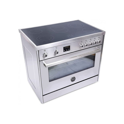 Bertazzoni 90x60 Ceramic Cooker, PRO905VMFELXC, 1 Year Warranty