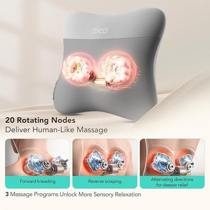 SKG VS500 Waist Massager, Smart Heating Waist Support, Electric Muscle Relaxation Therapy Device