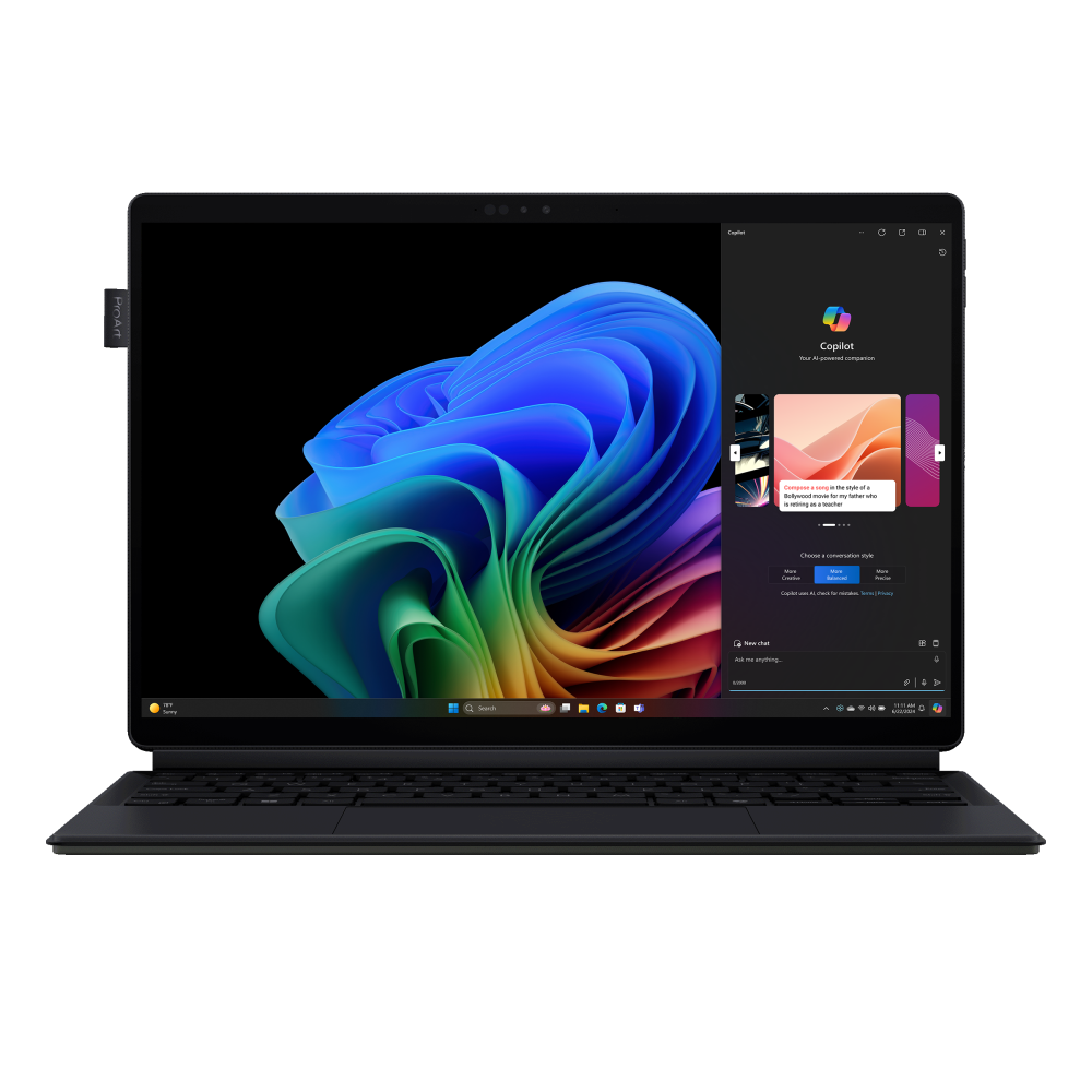 Asus ProArt PZ13 OLED Laptop 16GB RAM, 1TB SSD, Snapdragon X Plus X1P 42 100 Processor, 13.3-inch OLED touch display, Nano Black, HT5306QA-LX002W