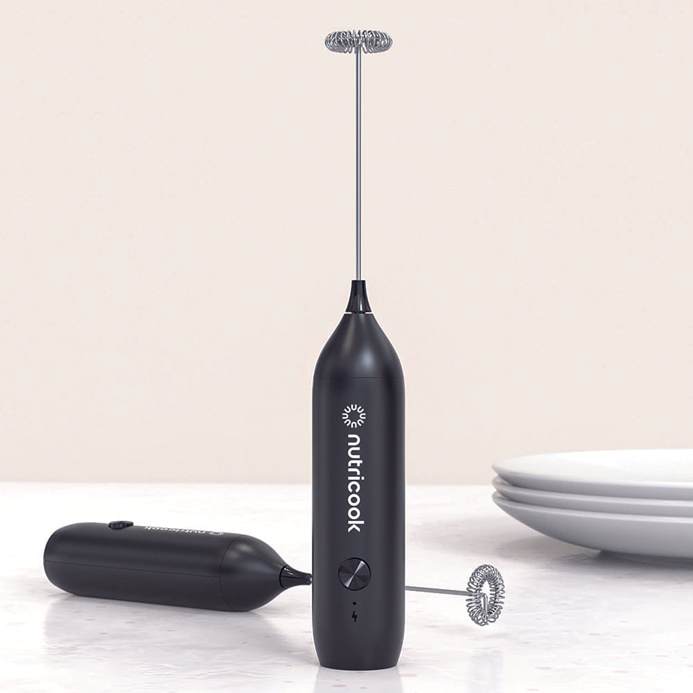 Nutricook Rechargeable Milk Frother, NC-MF100