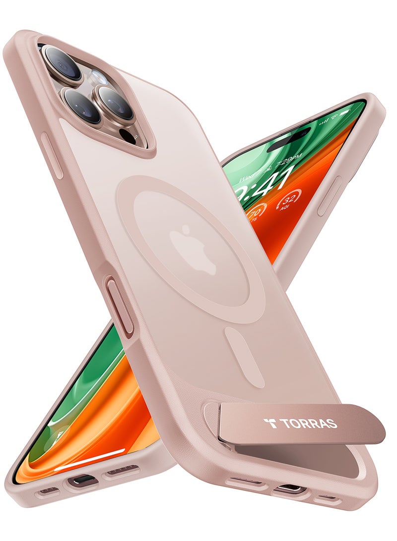 TORRAS Pstand Case for iPhone 16 Pro Max - Desert Gold
