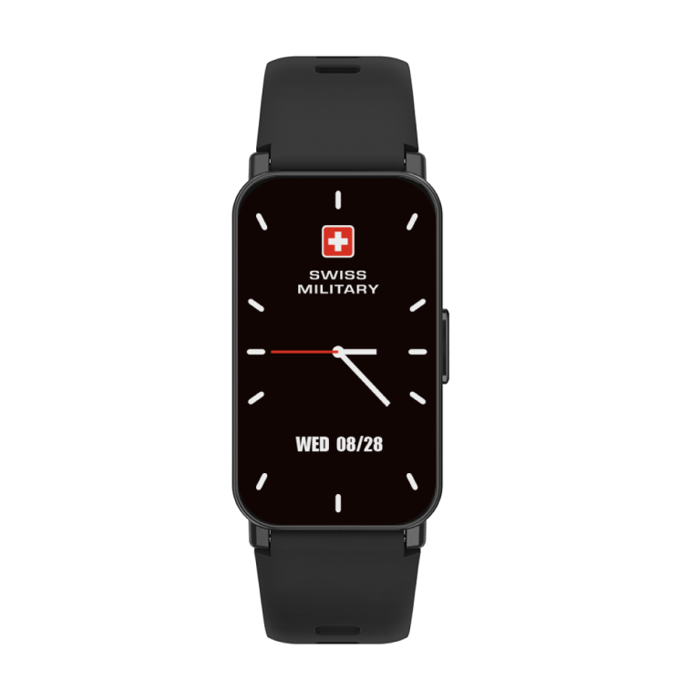 Rhine 3 Smartband with Calling Feature – Black Silicon Strap